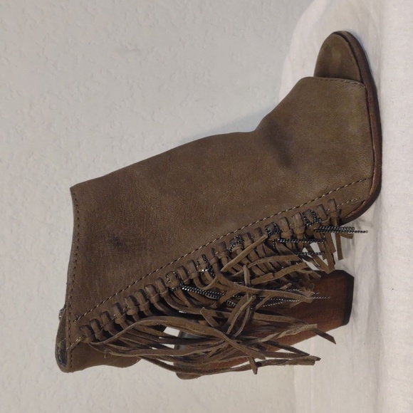 Dolce Vita Noralee Ankle Boots in Olive Nubuck. Size 7.5 EUC - Picture 10 of 15